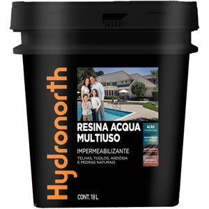 Tinta Impermeabilizante Para Telha Hydronorth Acqua Grafite 18L