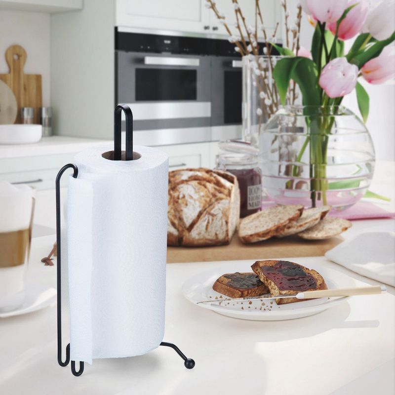 SUPORTE-ARTHI-2507-PARA-ROLO-PAPEL-TOALHA-LINHA-PRETO