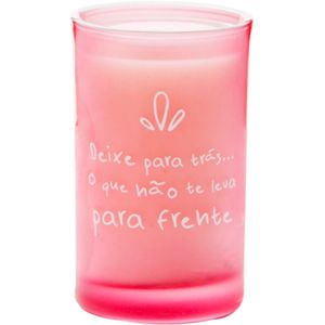 Vela Aromática Copo Frases Pink Cherry Cereja 130g