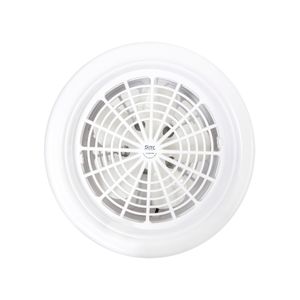 Exaustor Redondo de Parede Para Closet Salão de Beleza e Consultórios ITC Tradicional com Grade Removível Branco 32cm 220V