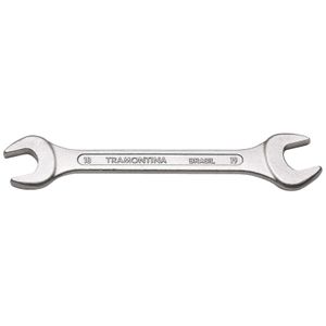Chave de Boca Aço Especial Temperado Acabamento Cromado Tramontina 18x19mm