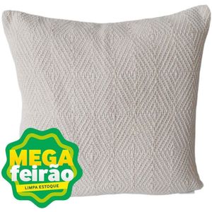 Almofada Tecelagem Mello Duna Crú 45x45cm