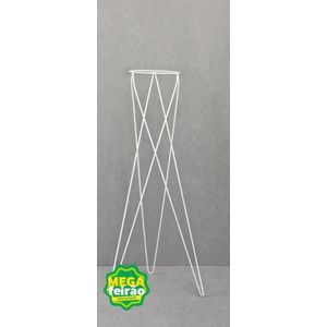 Tripé Para Vaso Autoirrigável Raiz Branco 80cm