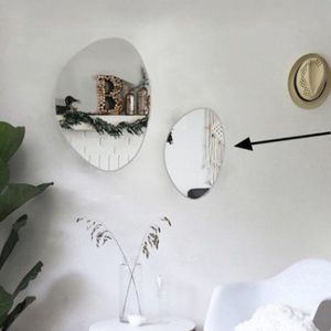 Espelho Decorativo E2G Orgânico Lapidado Fita Dupla Face 52X38Cm