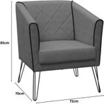 Poltrona-Decorativa-Malibu-Konfort-com-Pes-de-Ferro-Cinza-Escuro-e-Preto