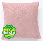 Almofada-Plush-Matelassada-Hedrons-Rosa-Poema-43x43cm