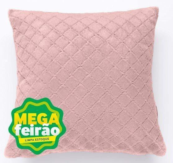 Almofada-Plush-Matelassada-Hedrons-Rosa-Poema-43x43cm