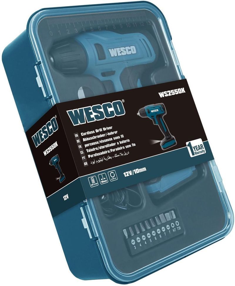 Parafusadeira-e-Furadeira-a-Bateria-Wesco-WS2550K-10mm-12V