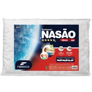 Travesseiro Nasao Fibrasca 40x60x14cm