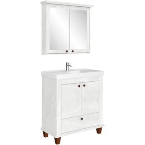 Conjunto de Móveis Para Banheiro Bosi Valência Cristal