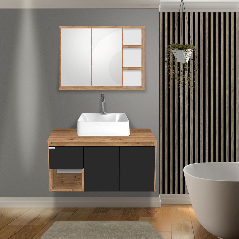 CONJUNTO-DE-MOVEIS-PARA-BANHEIRO-FABRIBAM-APOLLO-90CM-SUSPENSO-COM-CUBA-STELLA-BRANCO-ANTIQUA-E-PRETO