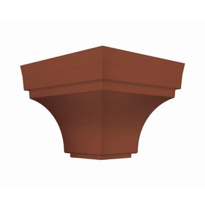 Canto Forro PVC Externo Plasbil Clique Nobre Mogno Pacote com 4 Unidades