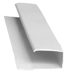 Arremate Forro PVC Tipo U Plasflex Branco Gelo 6m