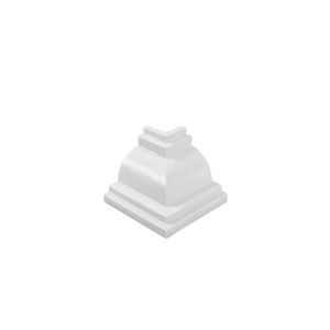 Canto Forro PVC Externo Real Meia Cana Branco