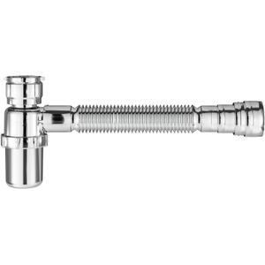 Sifão Extensível Sanfonado Universal Copo Astra Cromado SSUC2