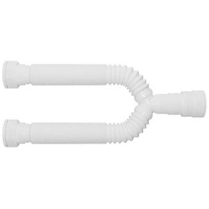 Sifão Extensível Duplo Blukit 5500/030205 Branco 73cm