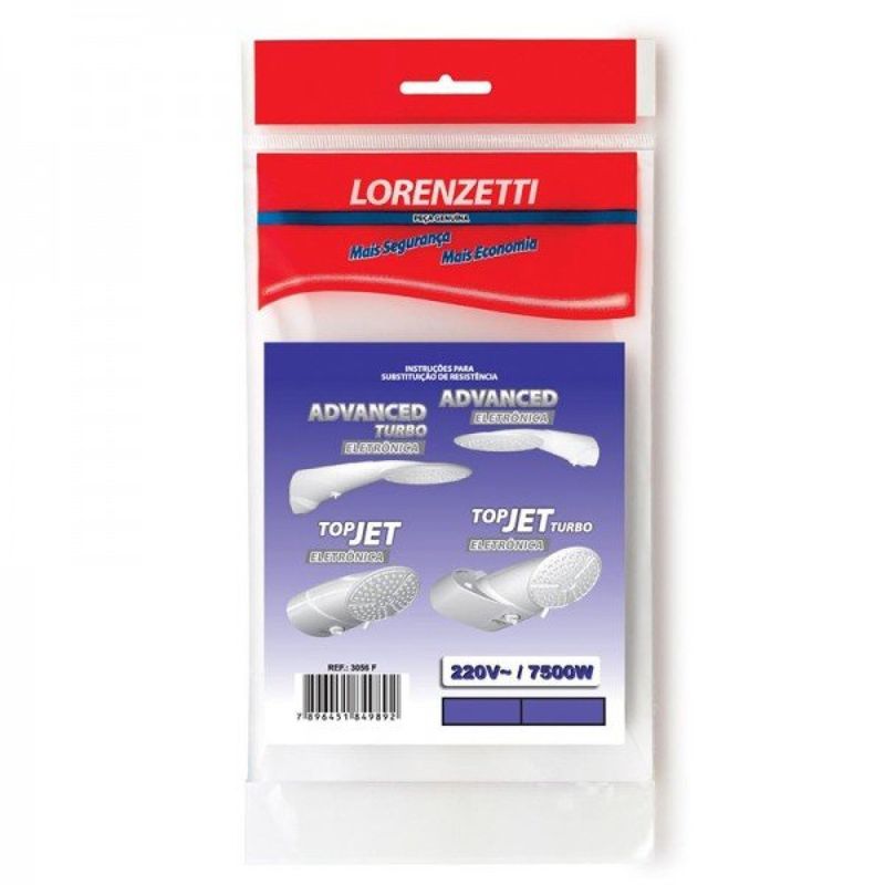 RESISTENCIA-PARA-CHUVEIRO-ELETRONICO-LORENZETTI-ADVANCED-3056F-7500W-220V