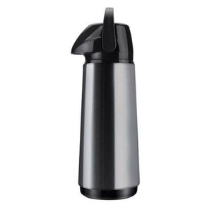 Garrafa Térmica Invicta Air Pot Slim Inox e Preto 1,8L