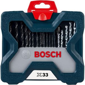 Acessórios Para Parafusadeira e Furadeira Brocas e Ponteiras Bosch X33 Maleta com 33 Peças