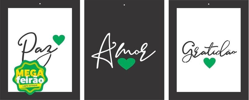 Quadro-Decorativo-Dmadero-Paz-Amor-Gratidao-20x25x6cm-Kit-com-3-Pecas