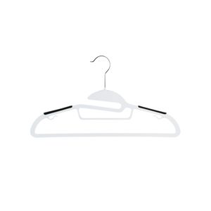 Cabide para Guarda-Roupa Oikos Jack Para Gola Preto Kit com 3 Unidades