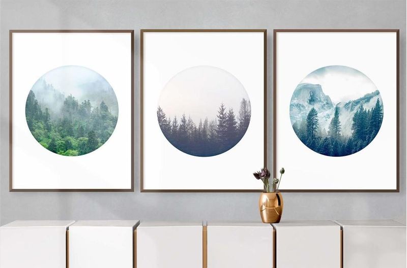 Quadro Decorativo Illuminato Estações Kit com 3 Peças-ns_170528_1