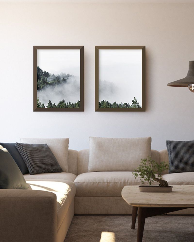 QUADRO-DECORATIVO-FLORESTA-NEVOA-ILLUMINATO-KIT-COM-2-UNIDADES