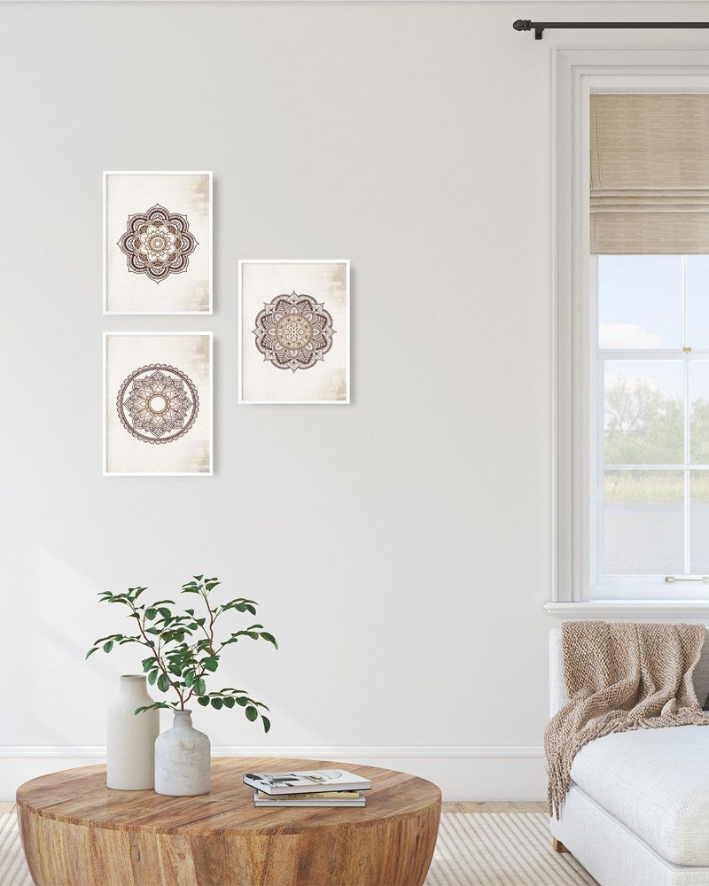 QUADRO-DECORATIVO-ILLUMINATO-FLORAL-MANDALAS-KIT-COM-3-PECAS