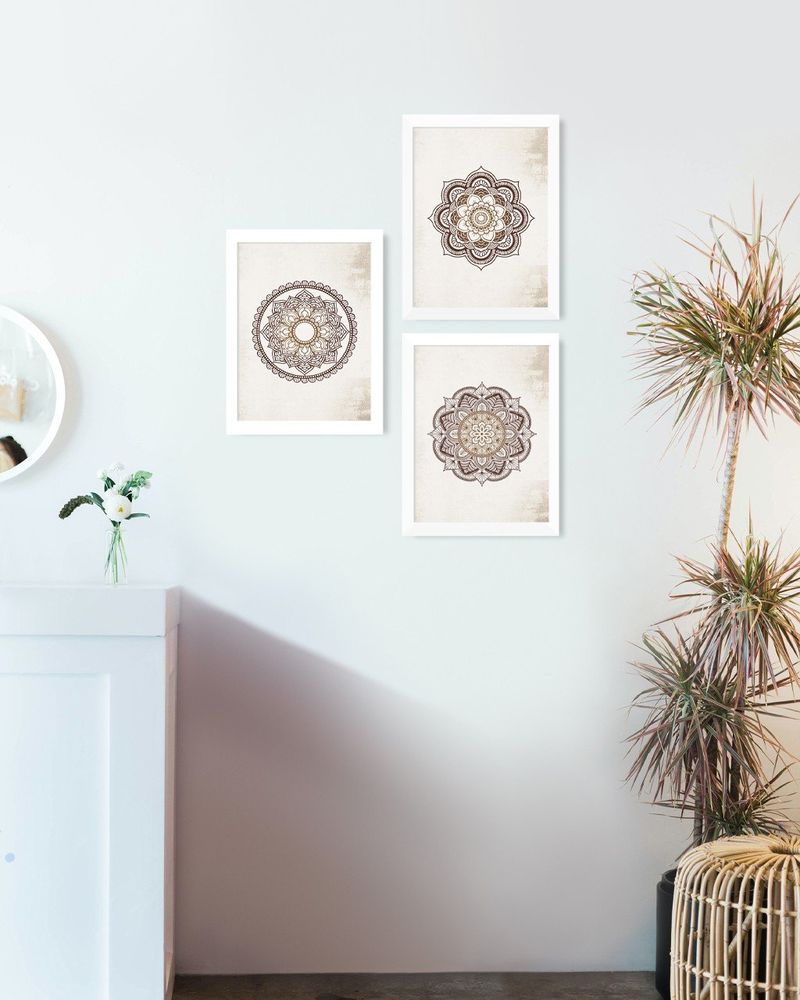 QUADRO-DECORATIVO-ILLUMINATO-FLORAL-MANDALAS-KIT-COM-3-PECAS