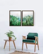 QUADRO-DECORATIVO-FLORESTA-VERDE-ILLUMINATO-KIT-COM-2-UNIDADES