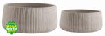 Vaso-Decorativo-Cachepot-Mart-Collection-Cimento-Riscado-Cinza-Kit-com-2-Pecas