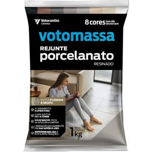 Rejunte Votoran Porcelanato Cinza Platina 1Kg