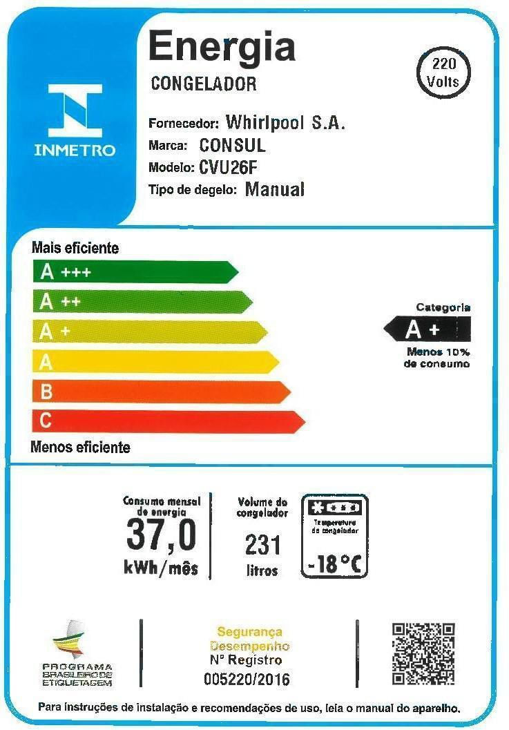 Freezer-Vertical-Consul-CVU26FBBNA-231-Litros-Branco-220V