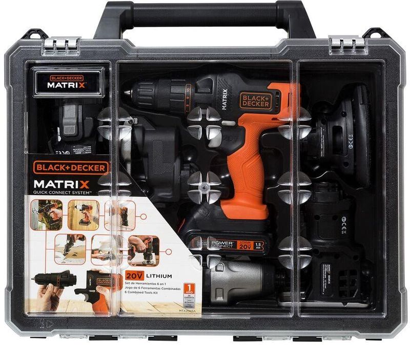 FERRAMENTAS-BLACK-DECKER-INTERCAMBIAVEIS-MATRIX-MTX20K6A-BR-BIVOLT-6-EM-1-BATERIA-20V