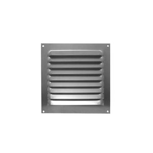 Grade de Ventilação Quadrada ITC Exaustores Alumínio 20X20 Encartelada