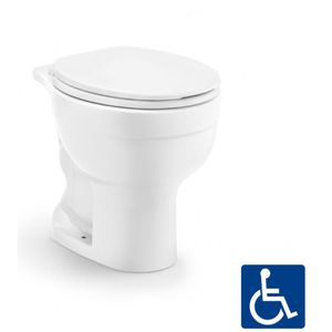 Vaso Sanitário Convencional PNE Especial Acessibilidade Incepa sem Abertura Frontal Branco