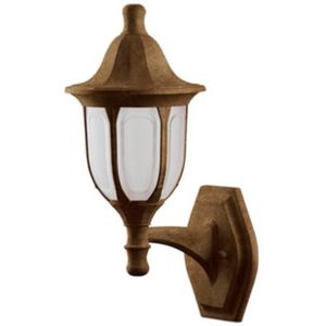Arandela 1 Lâmpada de Parede Modena 20W Polipropileno Dital 431 Marrom Bivolt