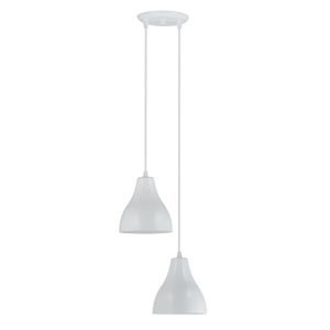 Pendente 2 Lâmpadas Loft 20W Polipropileno Dital 311/2 Branco Bivolt