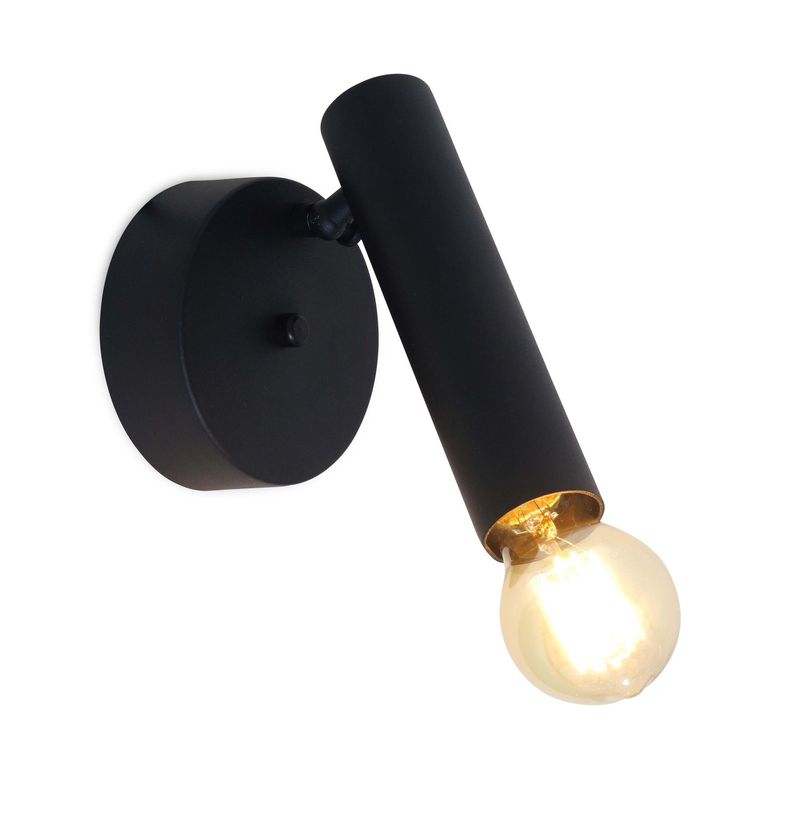 ARANDELA-TUBING-PERFIL-1-LAMPADA-60W-ALUMINIO-AUREMAR-139002-PRETO-BIVOLT