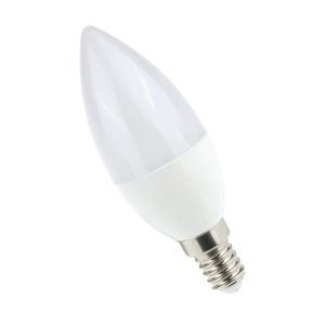 Lâmpada LED Vela Luminatti LM185 Leitosa 2700K 6W Bivolt