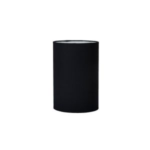 Cúpula Para Abajur Cilíndrica 60W Acetato Tecido e Metal Primor 424-001 Preta