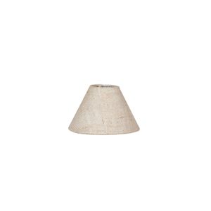 Cúpula Para Abajur Cônica 60W Acetato Tecido e Metal Primor 447-017 Bege