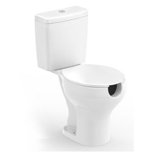 Vaso Sanitário com Caixa Acoplada PNE Especial Acessibilidade Incepa In com Acessórios Acionamento Duplo Branco 3/6 Litros