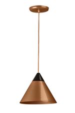 PENDENTE-HOME-1-LAMPADA-20W-POLIPROPILENO-DITAL-310-COBRE-PRETO-BIVOLT