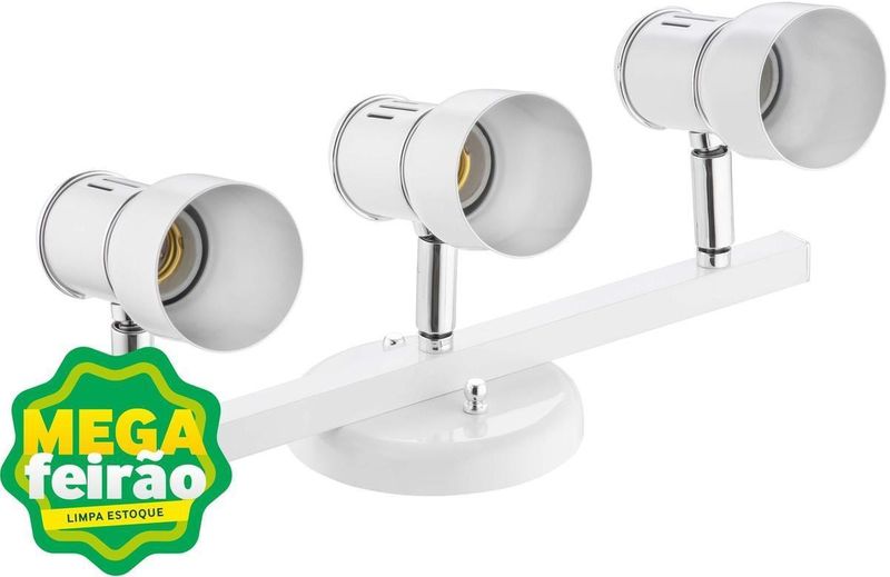 Luminaria-Trilho-de-Spot-3-Lampadas-New-20W-Aluminio-Dital-268-3-Branco-Cromado-Bivolt