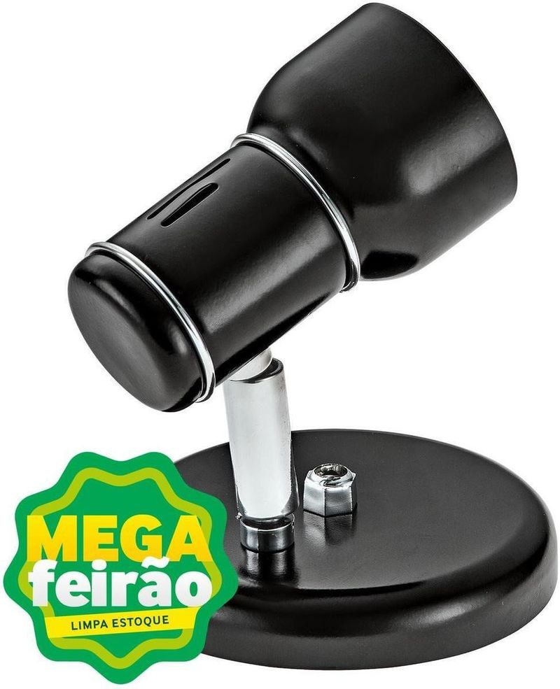Spot-de-Sobrepor-1-Lampada-New-20W-Aluminio-Dital-267-1-Preto-Cromado-Bivolt