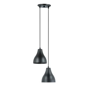 Pendente 2 Lâmpadas Loft 20W Polipropileno Dital 311/2 Preto Bivolt