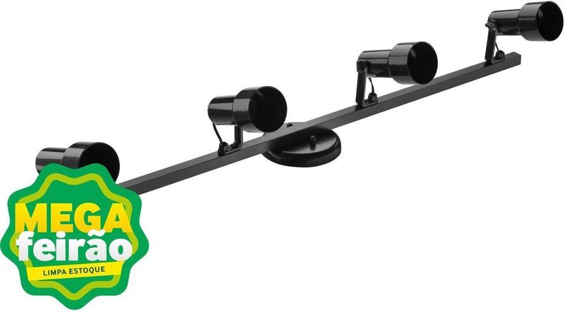Luminaria-Trilho-de-Spot-4-Lampadas-Infinity-20W-Polipropileno-Dital-108-4-Preto-Bivolt