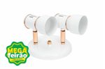 Spot-de-Sobrepor-2-Lampadas-New-20W-Aluminio-Dital-267-2-Branco-Cobre-Bivolt