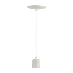 Pendente 1 Lâmpada Slim Arredondado 30W Aluminio Emalustres 2440/.000 Branco Bivolt